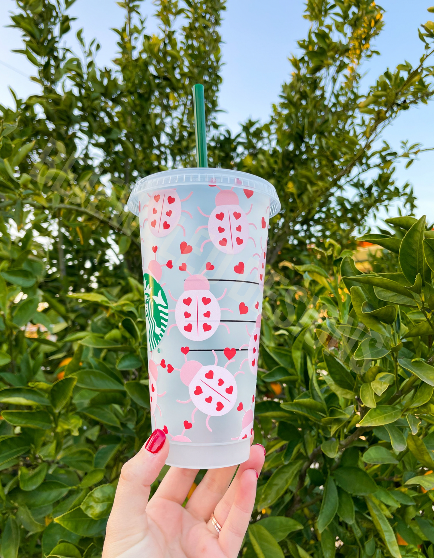 Lovebug Ladybug Cold Cup