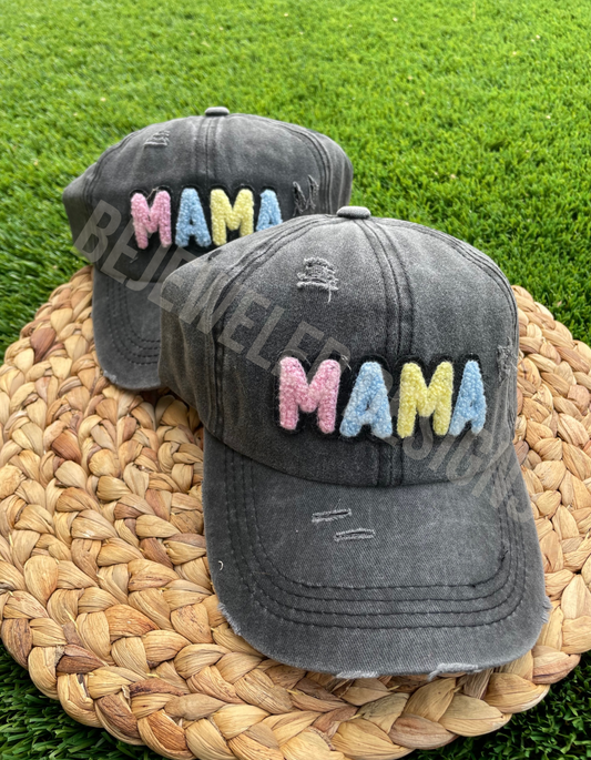 Distressed Mama Hat