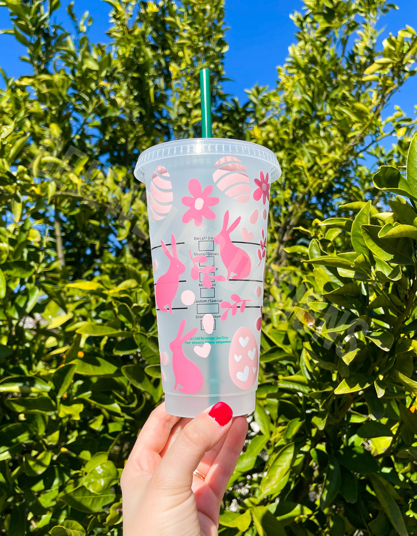 Pink Easter Cold Cup