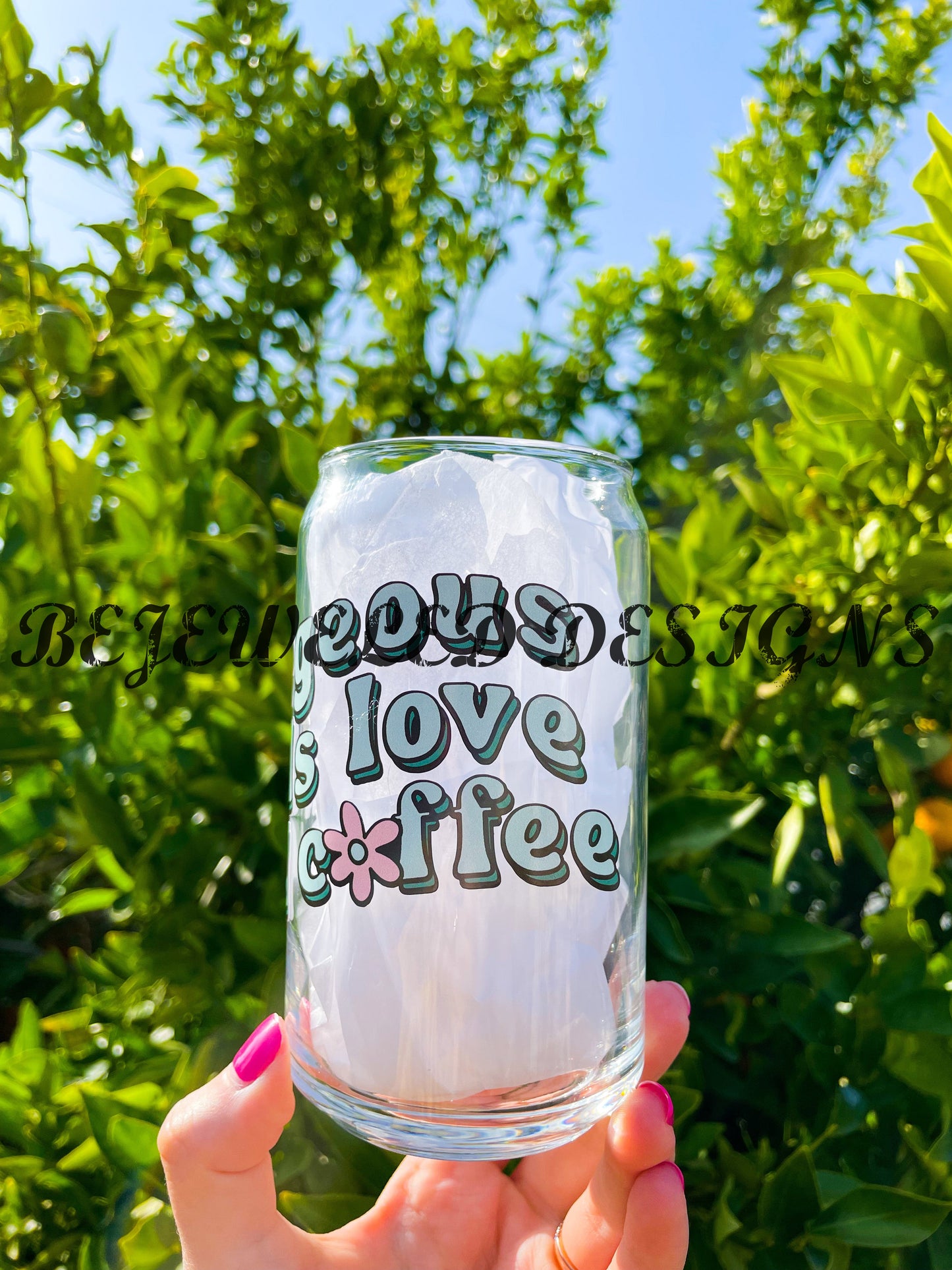 Gorgeous Girls Love Iced Coffee Beer Can