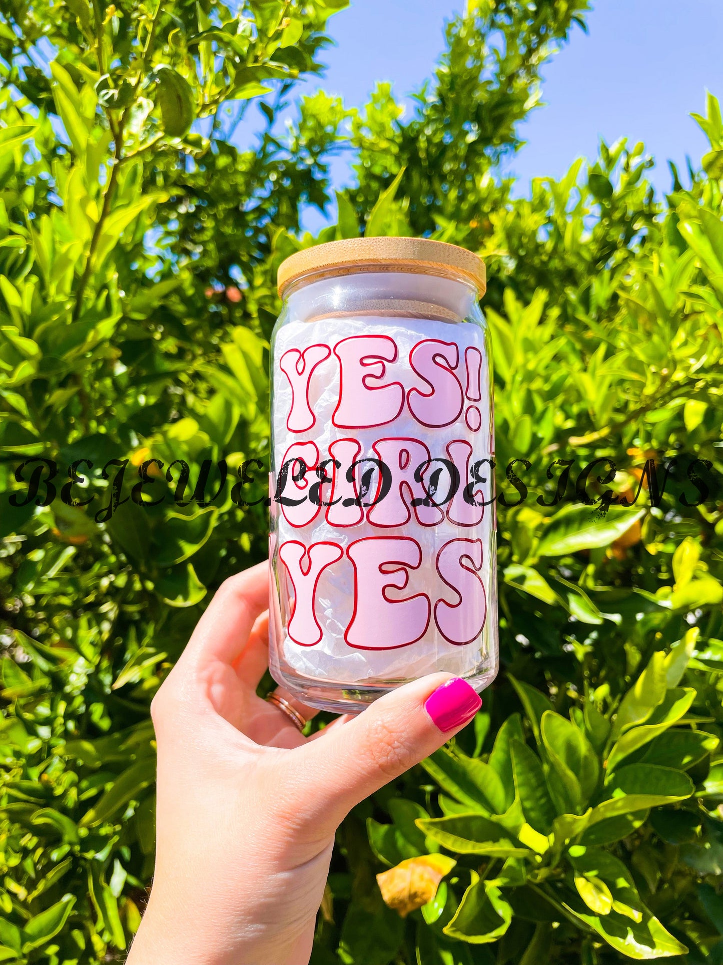 Yes Girl Yes Beer Can