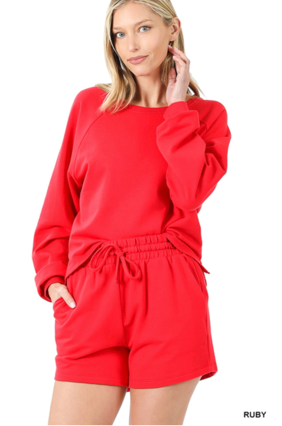 Oversized Top & Shorts Set