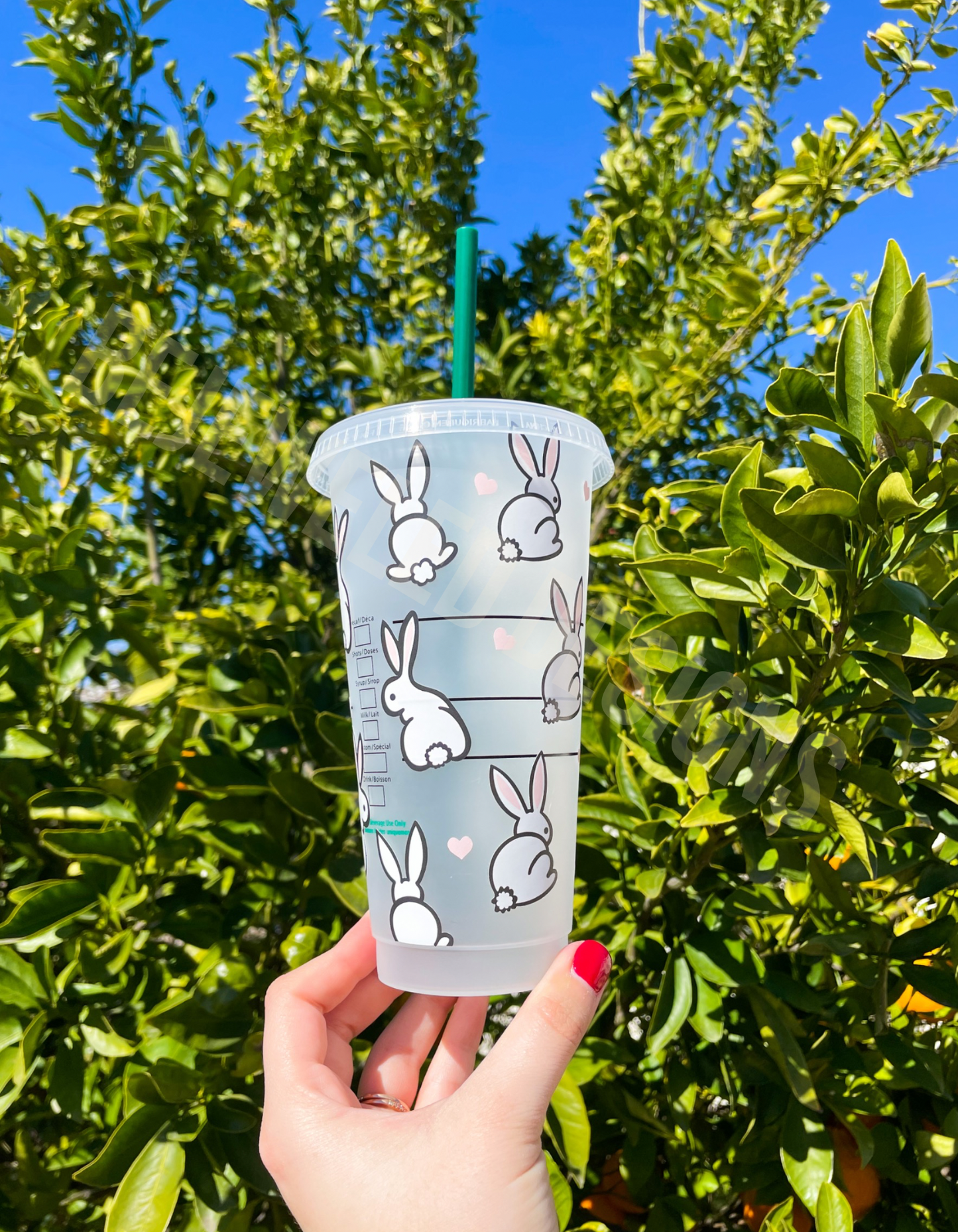 Cotton Tail Bunny Cold Cup