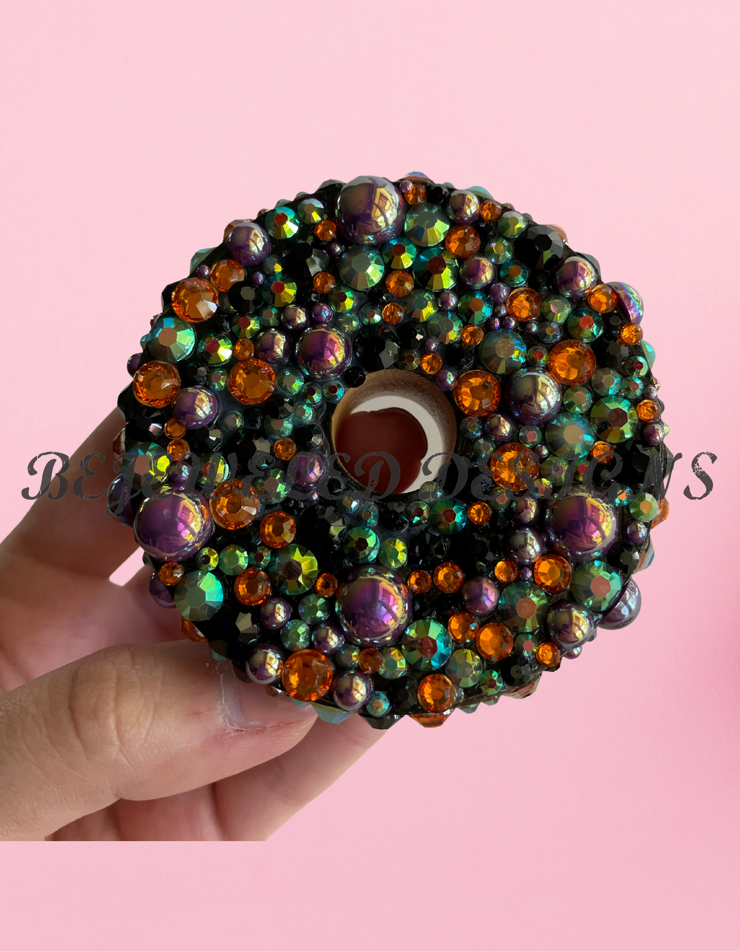 Rhinestone Bamboo Lids