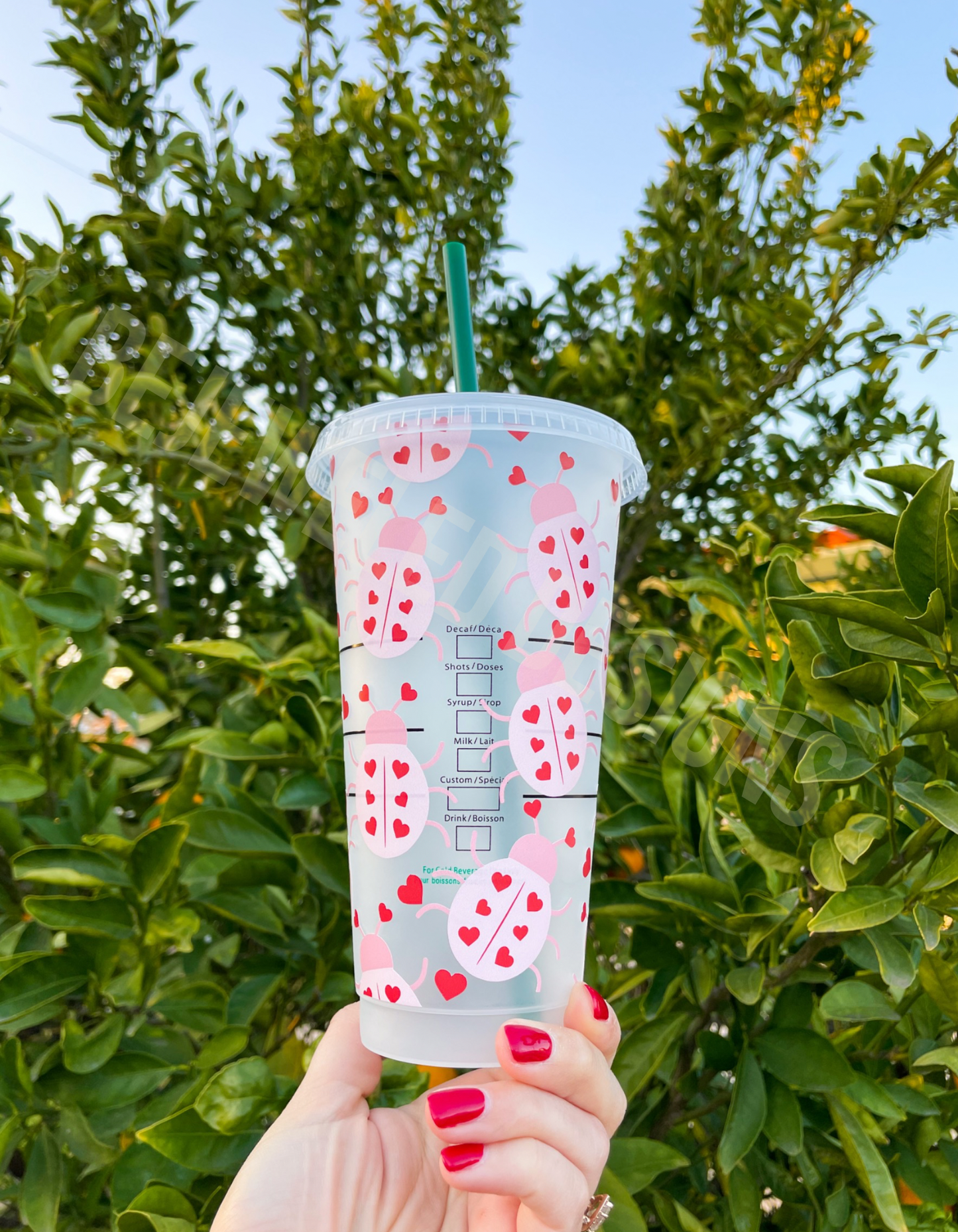 Lovebug Ladybug Cold Cup