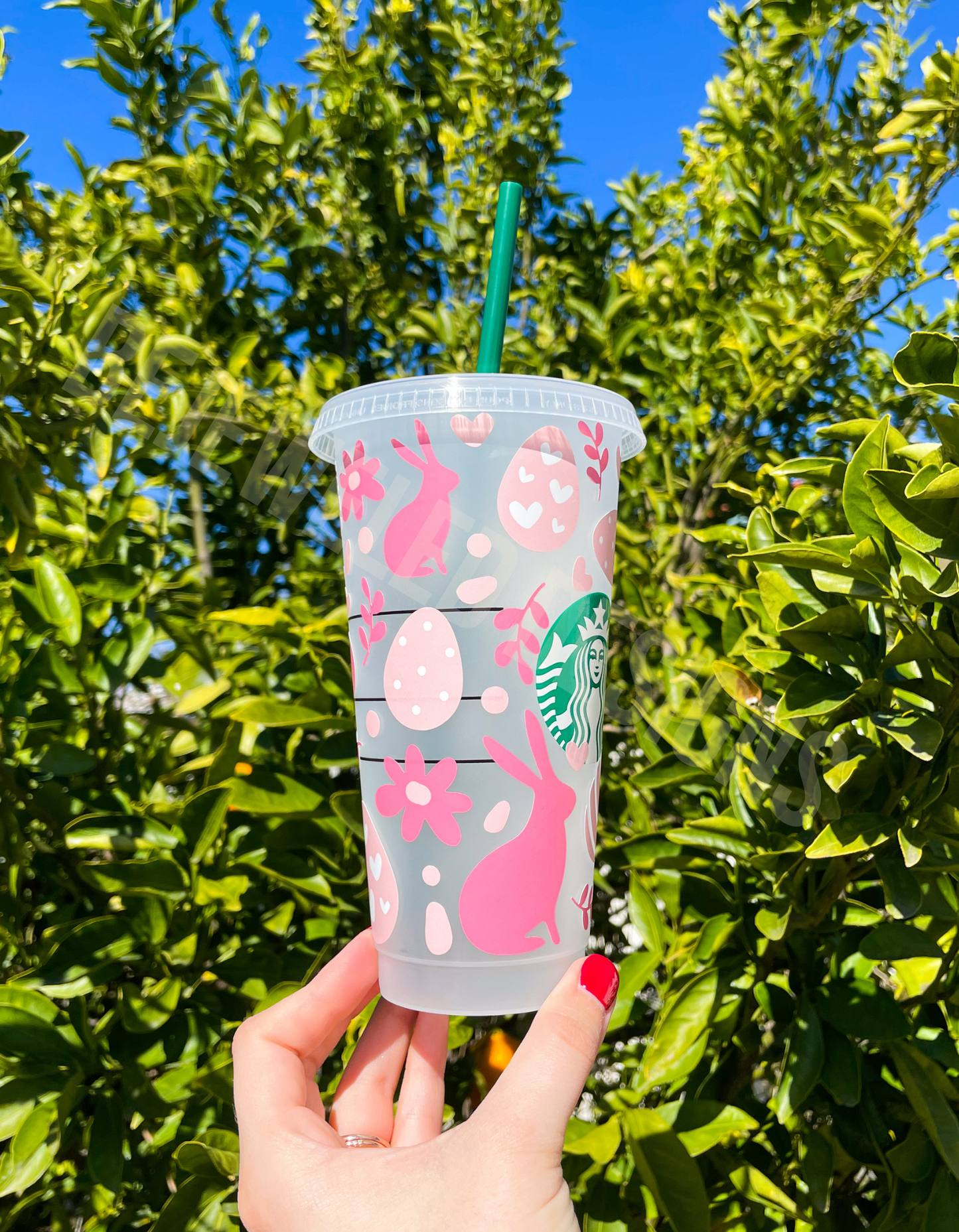 Pink Easter Cold Cup