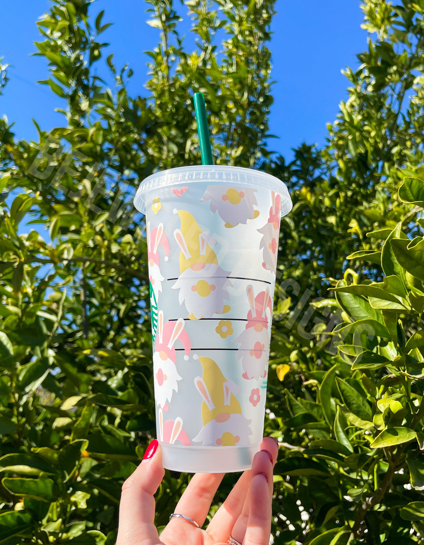 Easter Bunny Gnomes Cold Cup