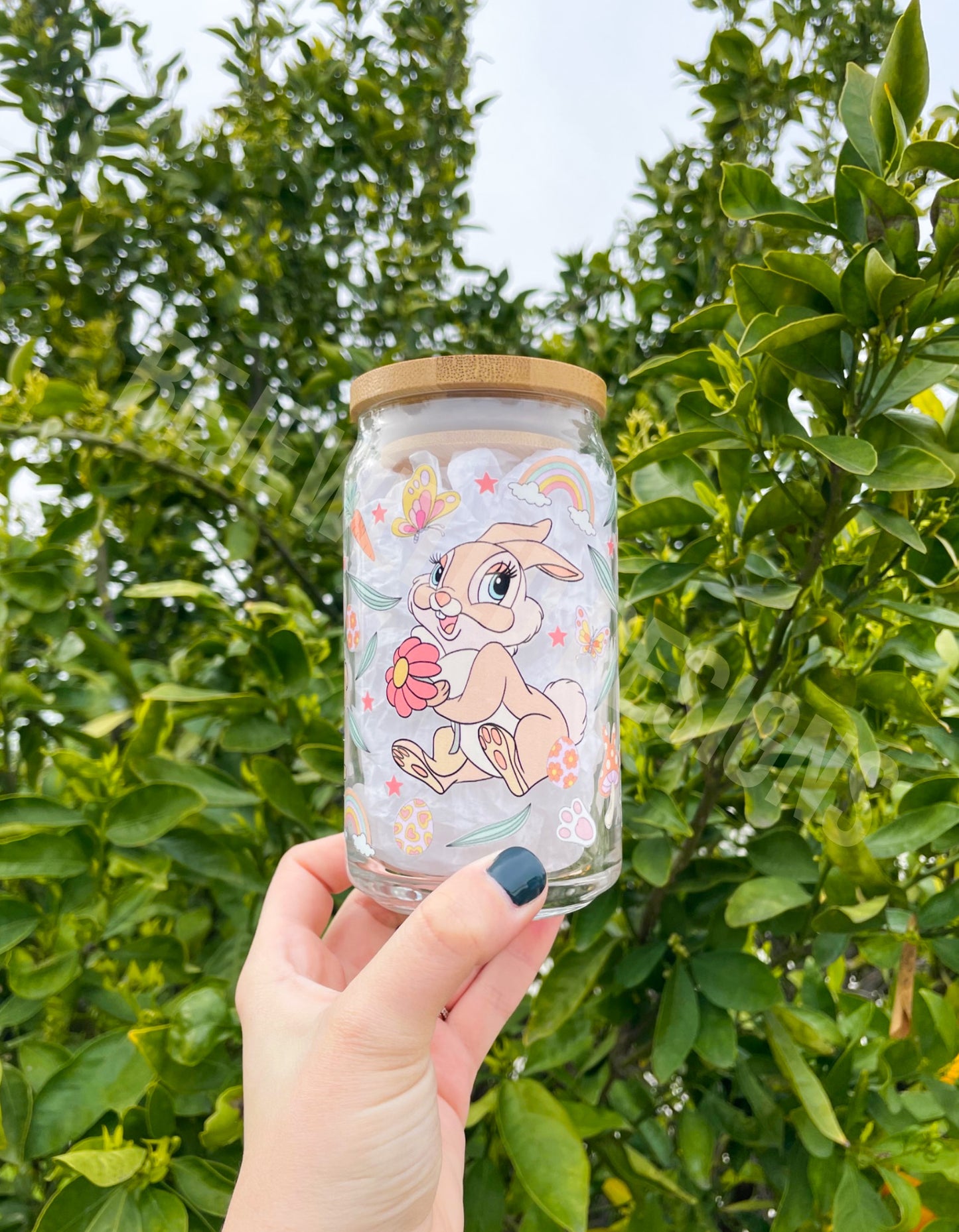 Cute Bunny Beer Can