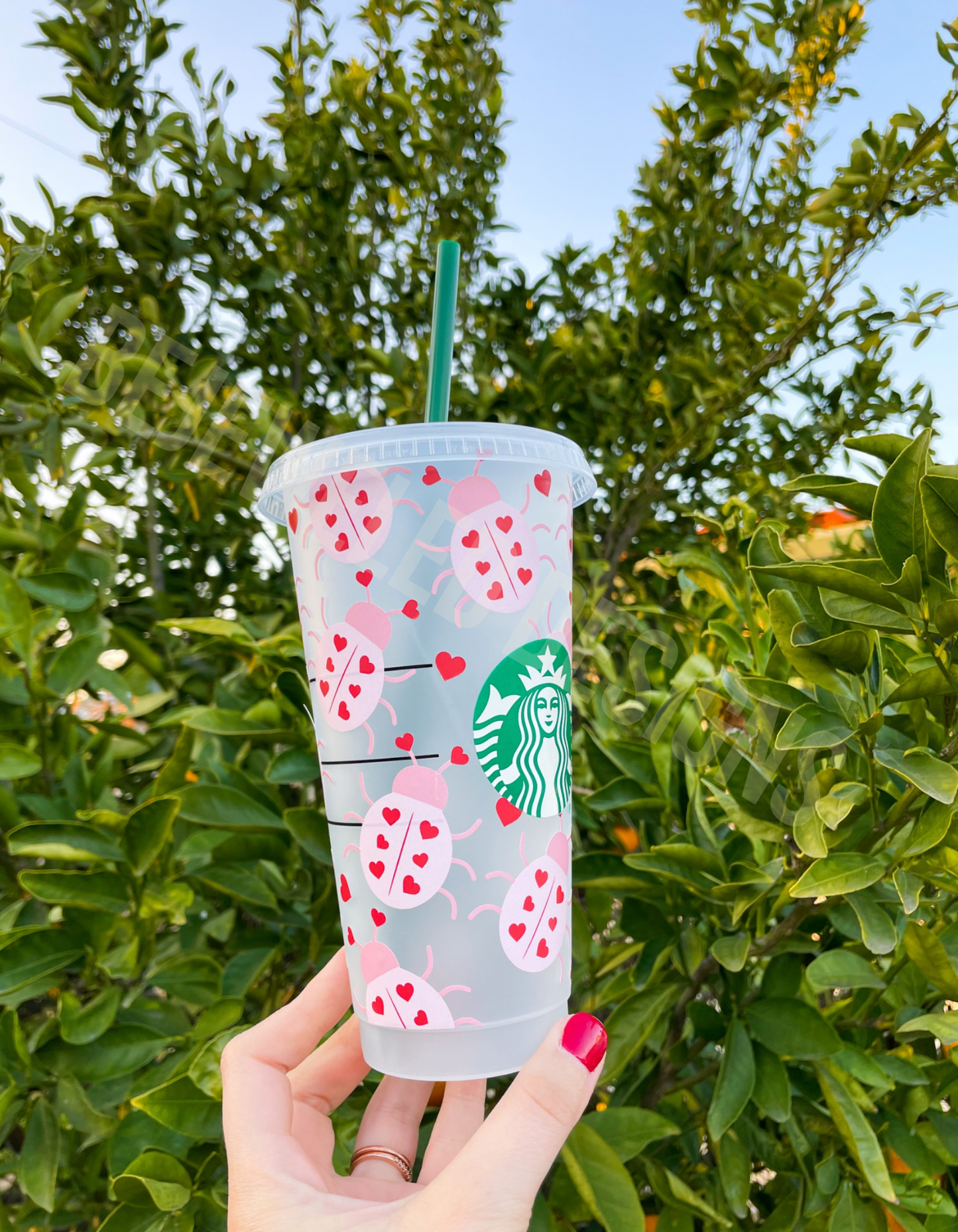 Lovebug Ladybug Cold Cup