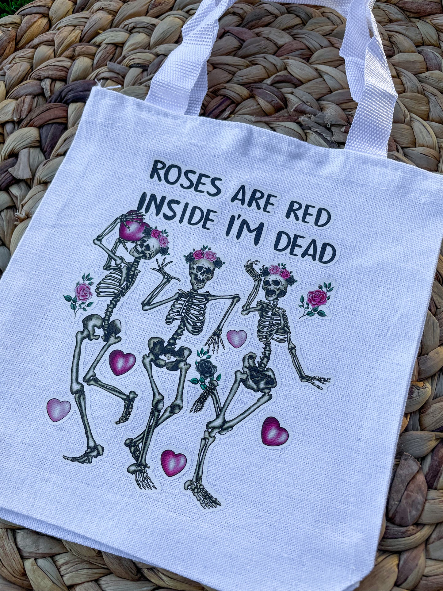 Roses Are Red Mini Tote