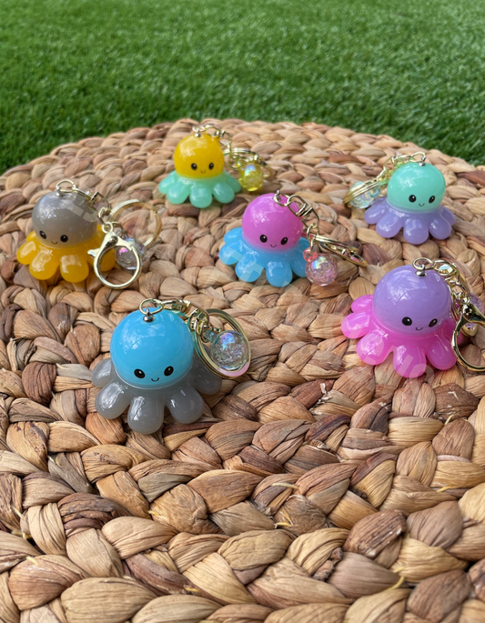 Light Up Octopus Keychain