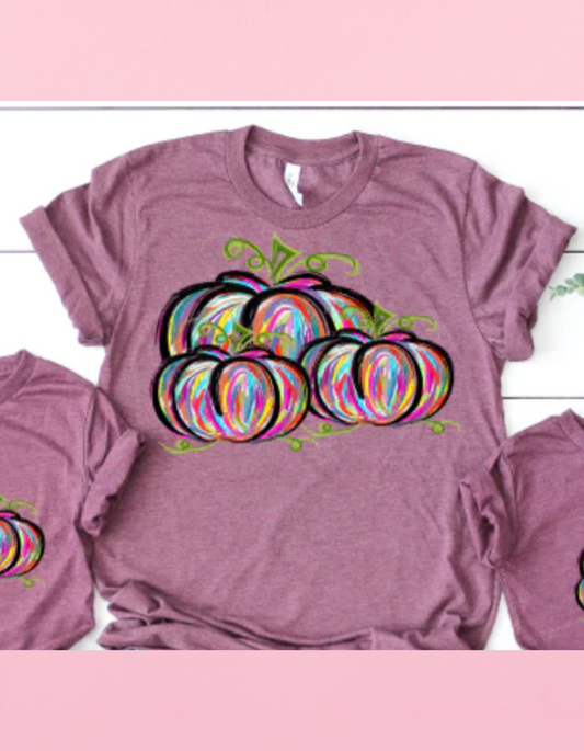 Tie Dye Pumpkins Shirt