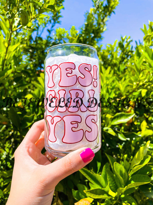 Yes Girl Yes Beer Can