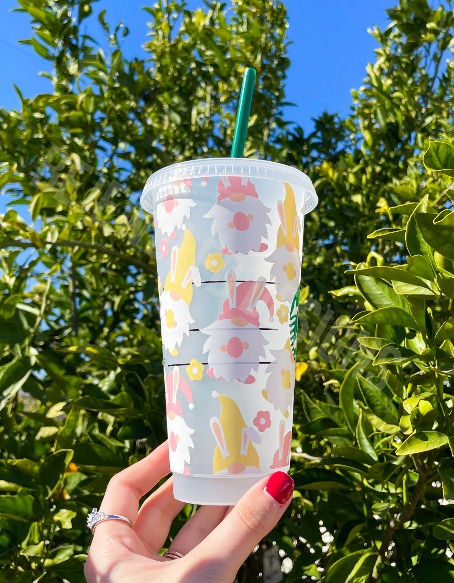 Easter Bunny Gnomes Cold Cup